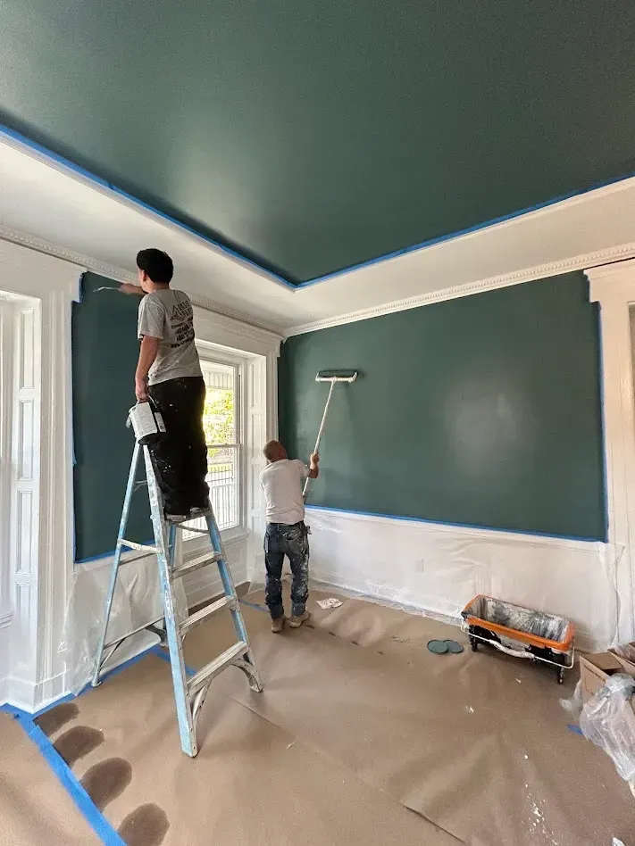 Oasis Painting & Drywall LLC providing professional interior painting in Montgomery County, Pennsylvania.
