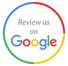 A google logo that says `` review us on google ''