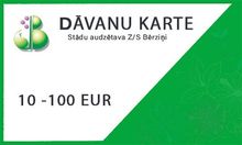 e-veikals - dāvanu karte | Stādu audzētava Z/S Bērziņi