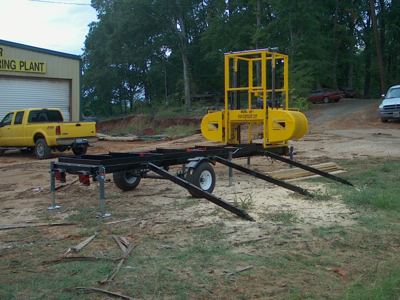 Hand Crank Height Adjustment Sawmill