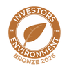 Click to read our Environmental policy Investors in Environment Bronze award logo