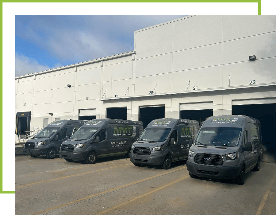MMT Vans Lined Up
