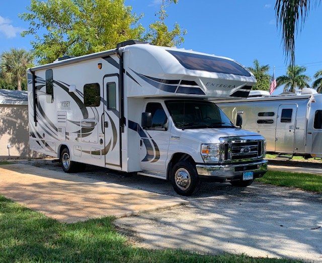 Beautiful Sunset Over The Tropical Beach — Delray Beach, FL — Del-Raton RV Park & Trailer Sales Beautiful Sunset Over The Tropical Beach — Delray Beach, FL — Del-Raton RV Park & Trailer Sales