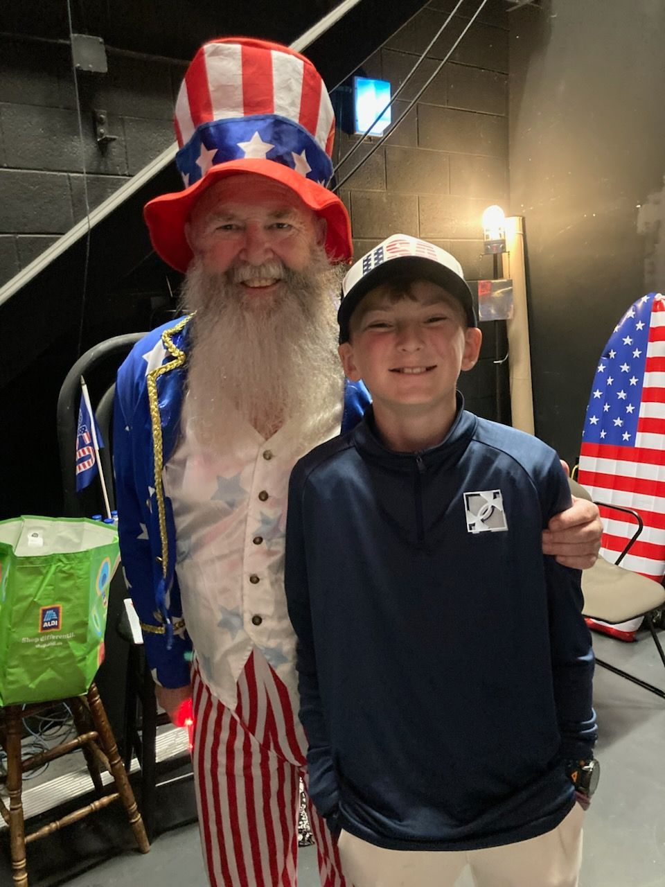 Gary with his grandson