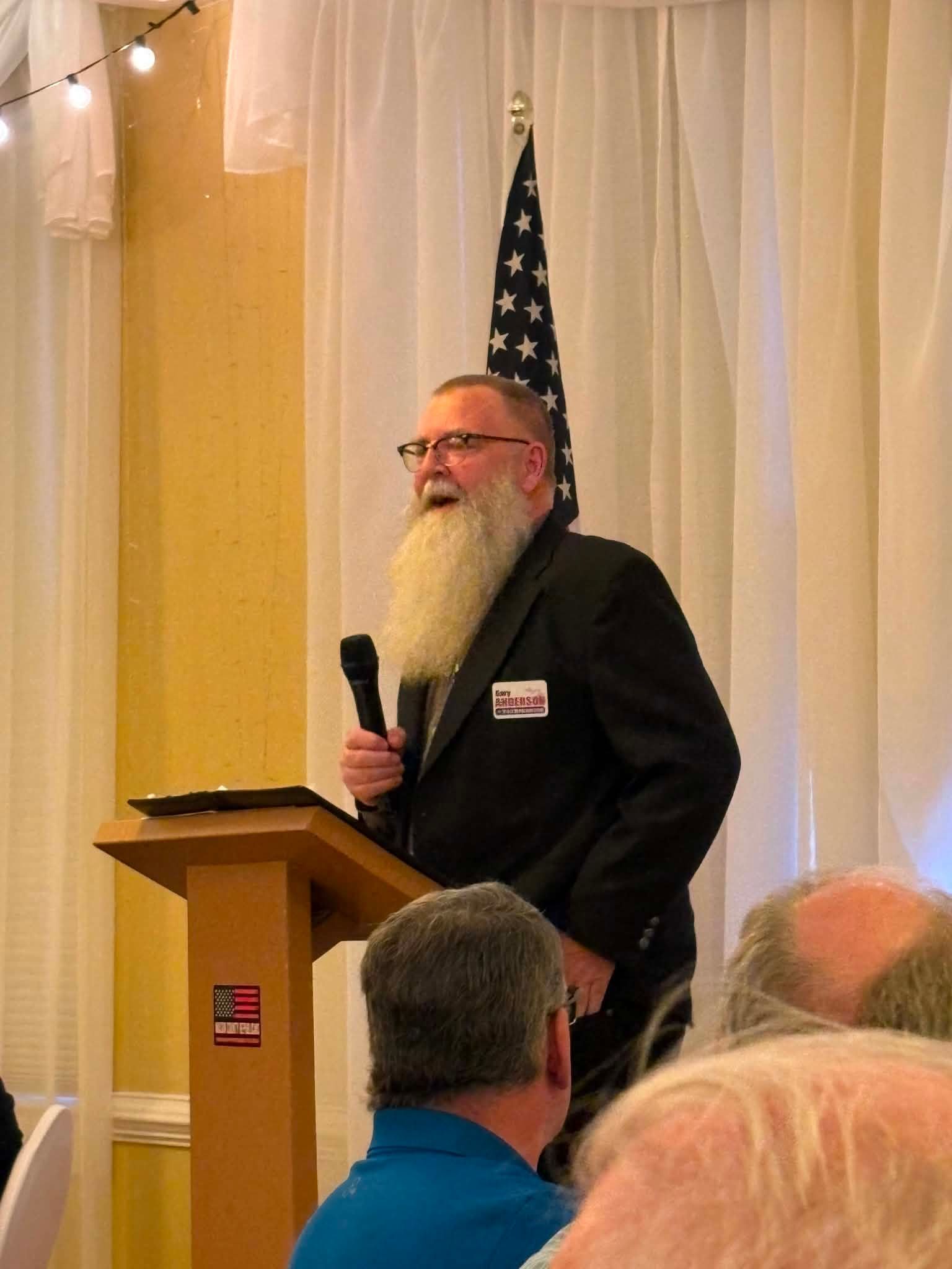 Lincoln day Dinner Gary Anderson