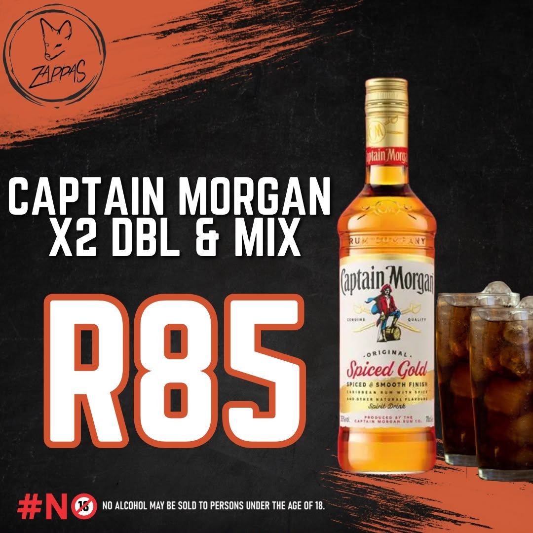 Drinks Special at Zappas Murrayfield, Pretoria.