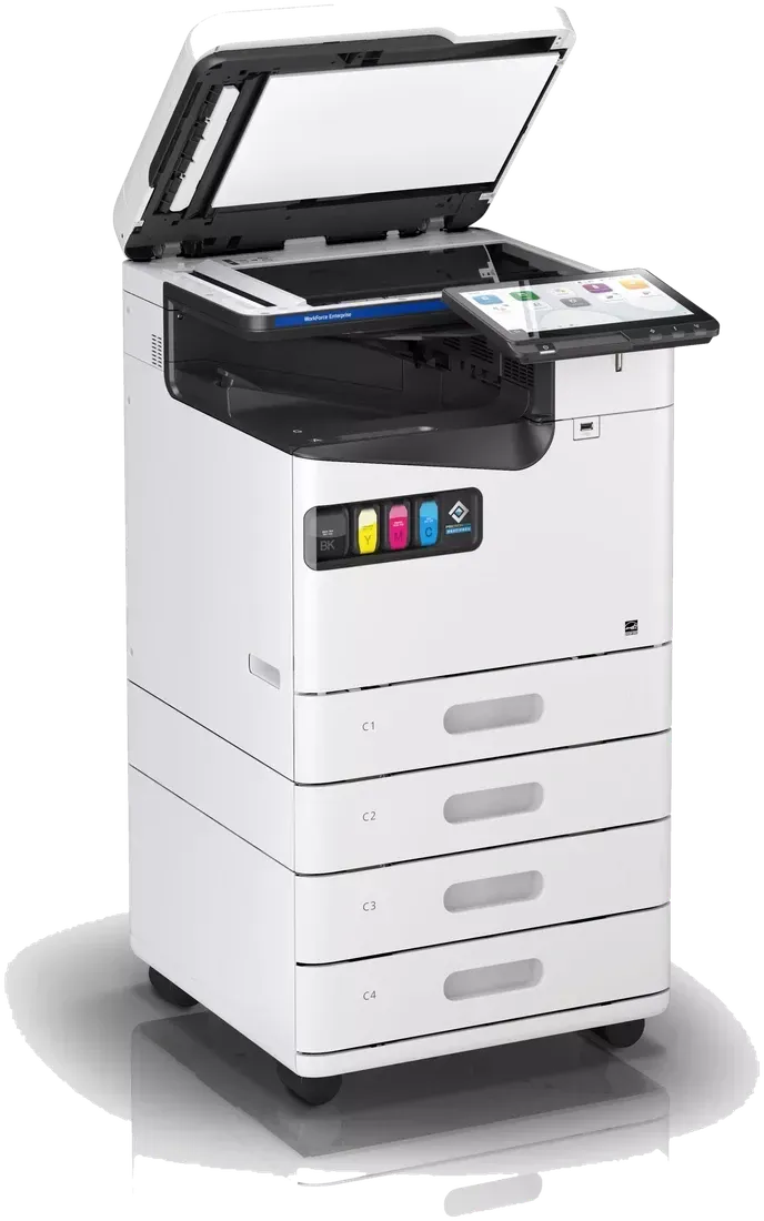 Epson AM-C400 — pełna konfiguracja z dodatkowymi kasetami (do 2100 arkuszy)
