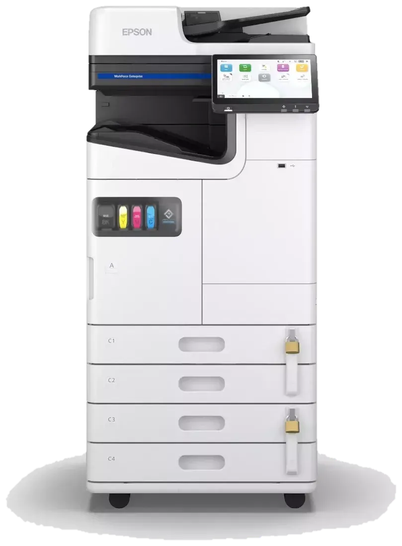 Epson AM-C5000 — pełna konfiguracja z dodatkowymi kasetami na papier