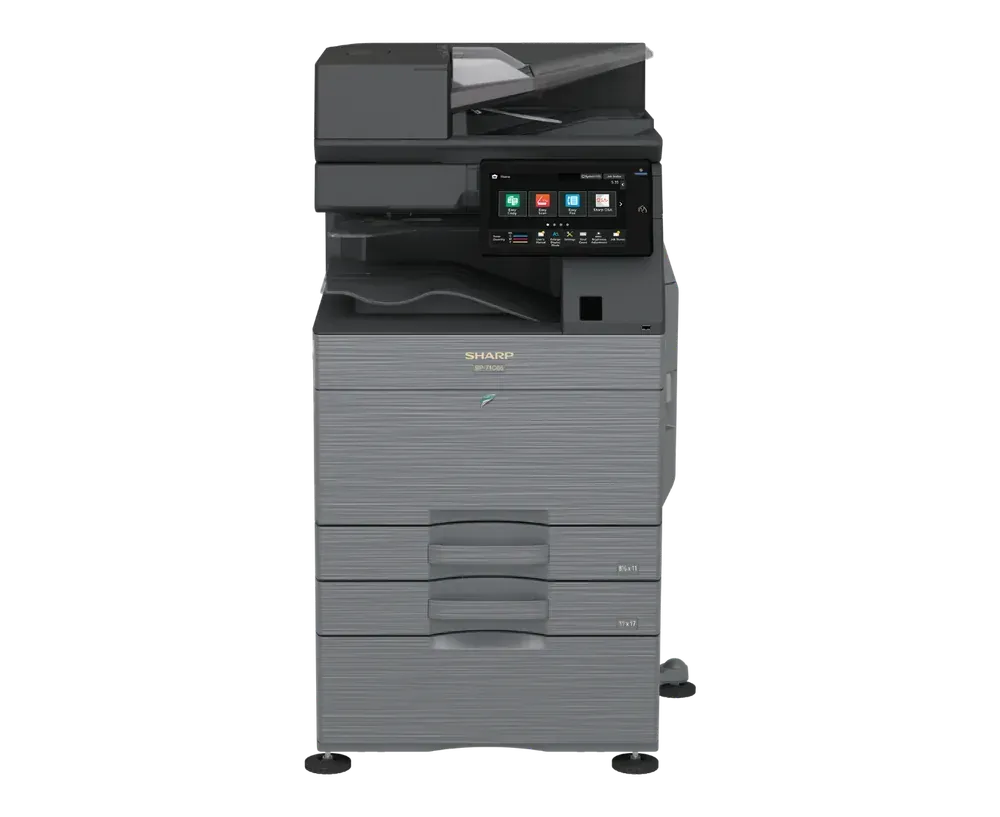 Sharp BP-71C55 — kolorowe urządzenie wielofunkcyjne A3 z panelem dotykowym 10,1 cala