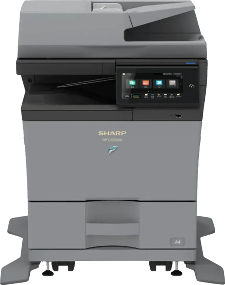 Sharp BP-C533WD — kolorowe urządzenie wielofunkcyjne A4 z panelem dotykowym 7 cali