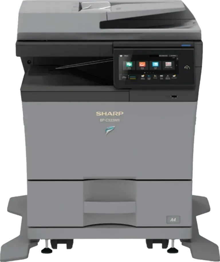 Sharp BP-C533WR — kolorowe urządzenie wielofunkcyjne A4 z panelem dotykowym 7 cali