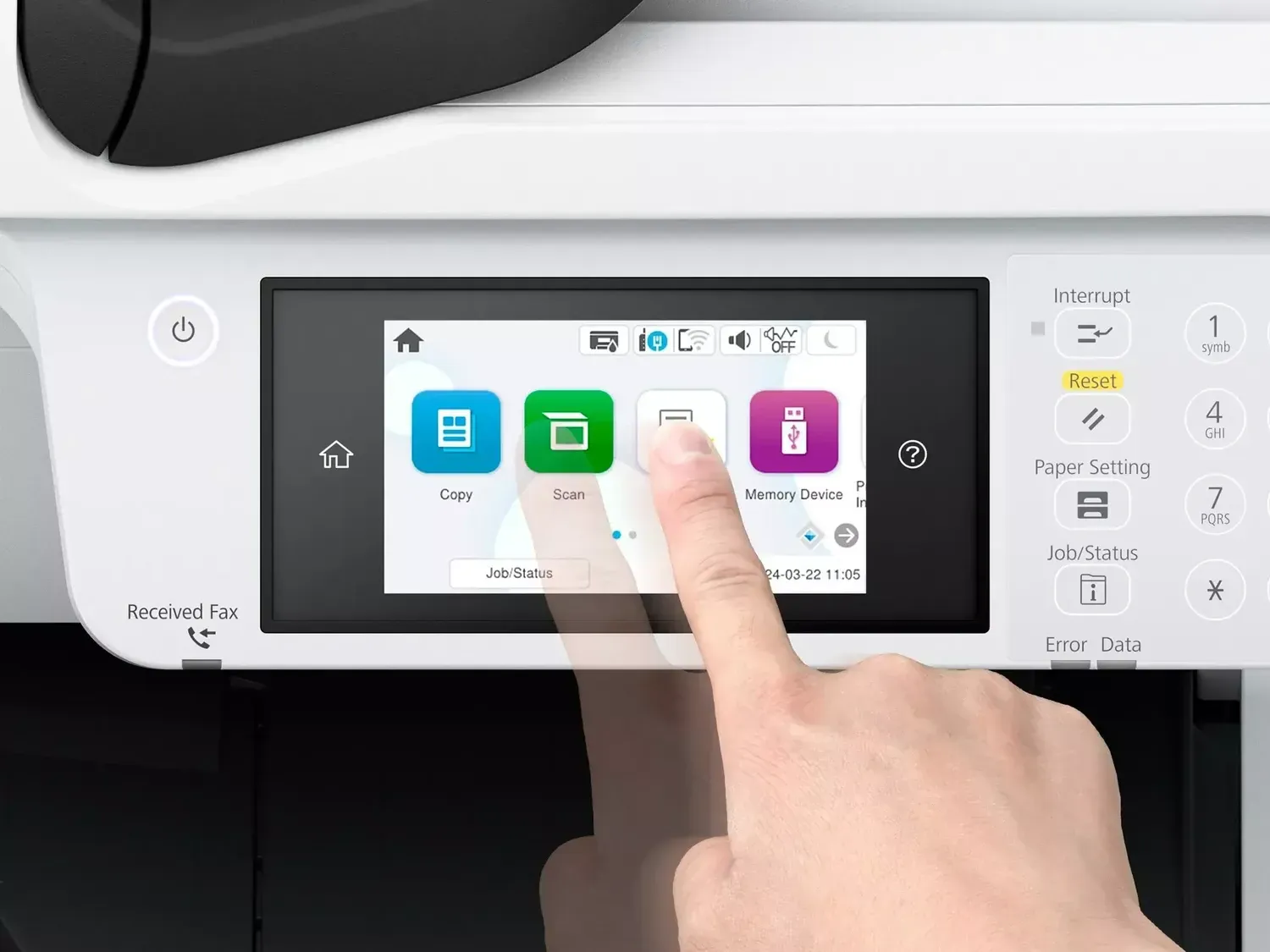 Epson EM-C8100RDWF — panel dotykowy 12,7 cm