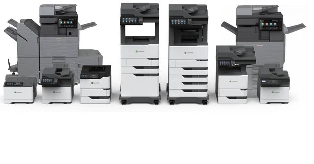 Drukarki i urządzenia wielofunkcyjne Lexmark i Sharp