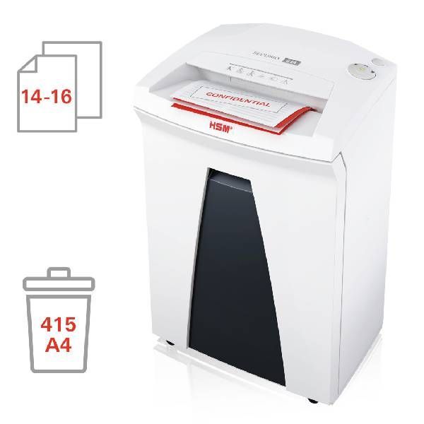 Niszczarka HSM Securio B24 z parametrem 14–16 arkuszy