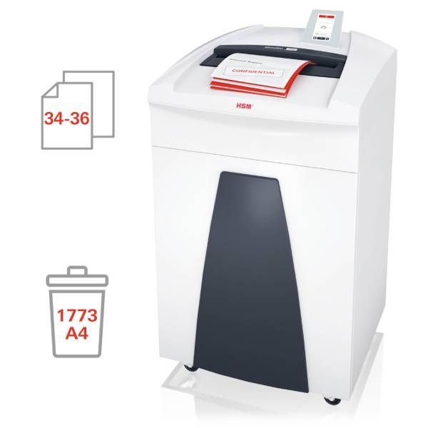 Niszczarka HSM Securio 40i z parametrem 34–36 arkuszy