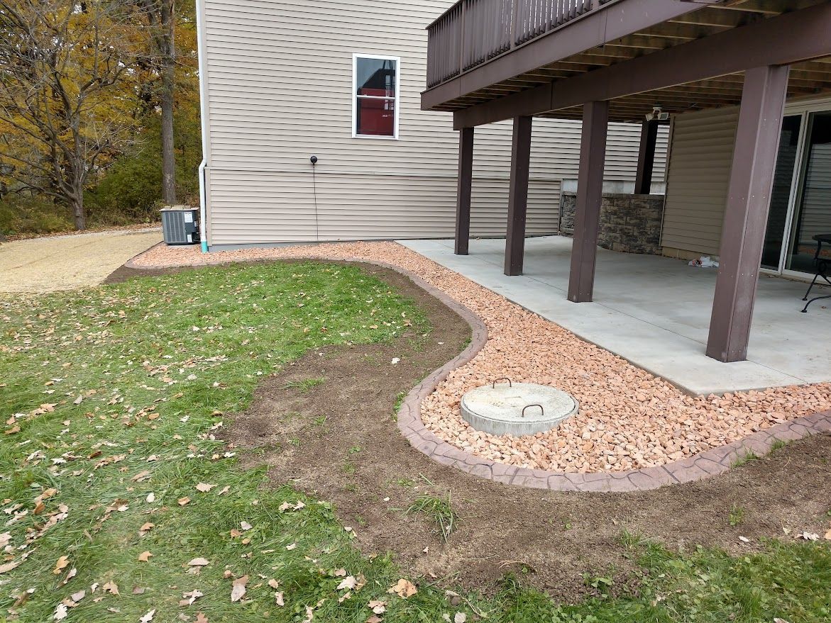 decorative landscape curbing wi
