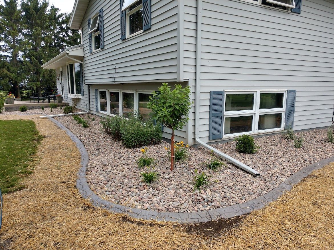 decorative landscape curbing upgrade