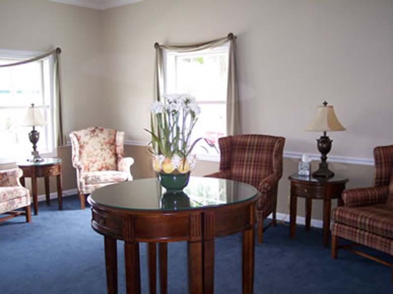 Lobby of Wells & Cruz Family Funeral Home and Cremation Care Family Owned Since 1926