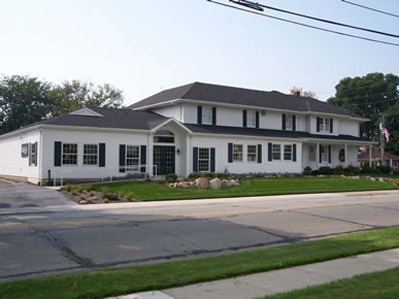 Exterior view of Wells & Cruz Family Funeral Home and Cremation Care Family Owned Since 1926