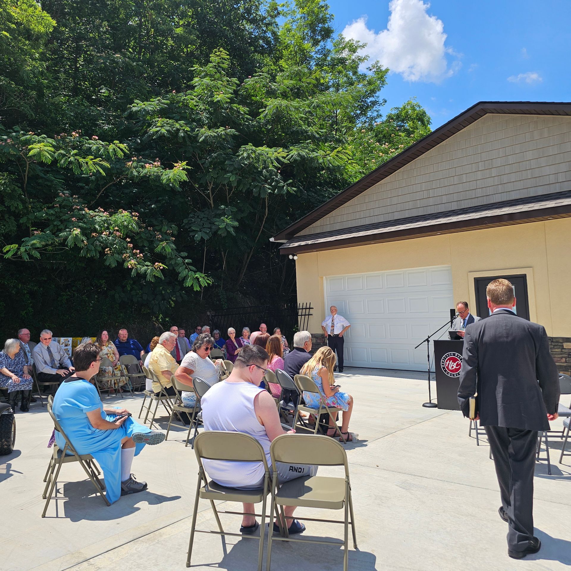 Special service at the Outreach Center