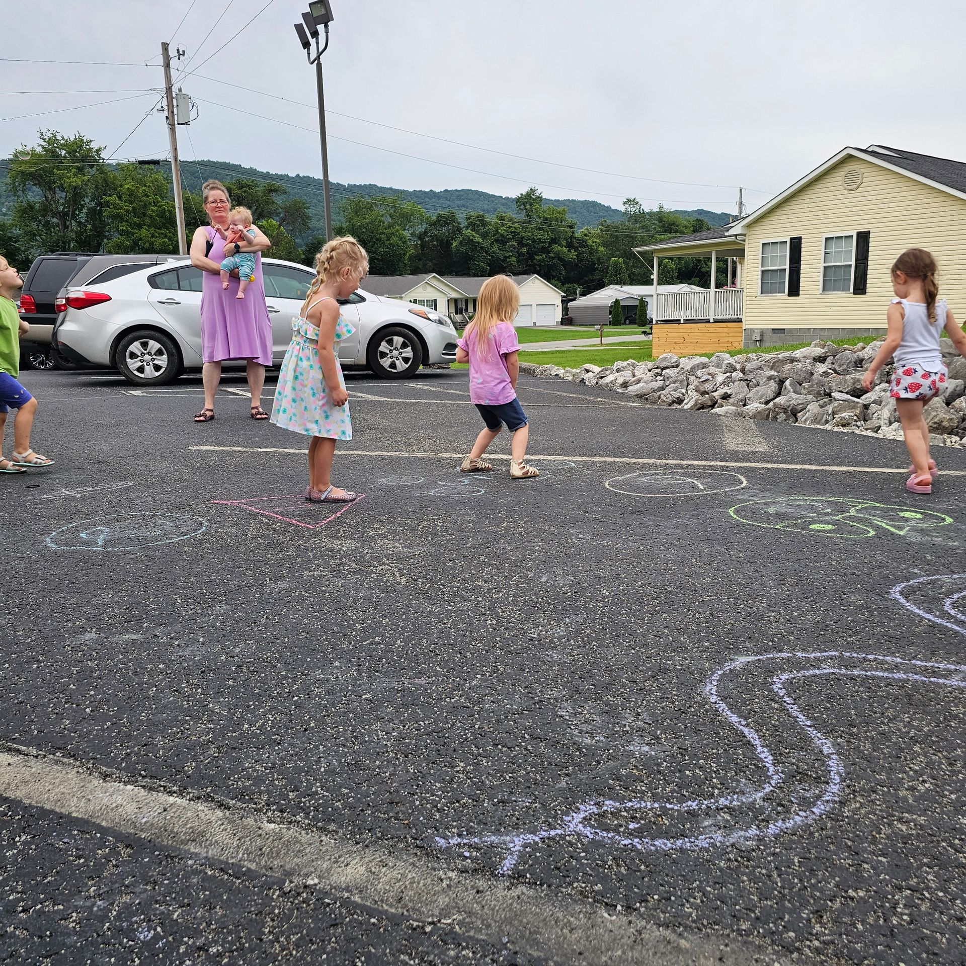 Out doors for VBS activity