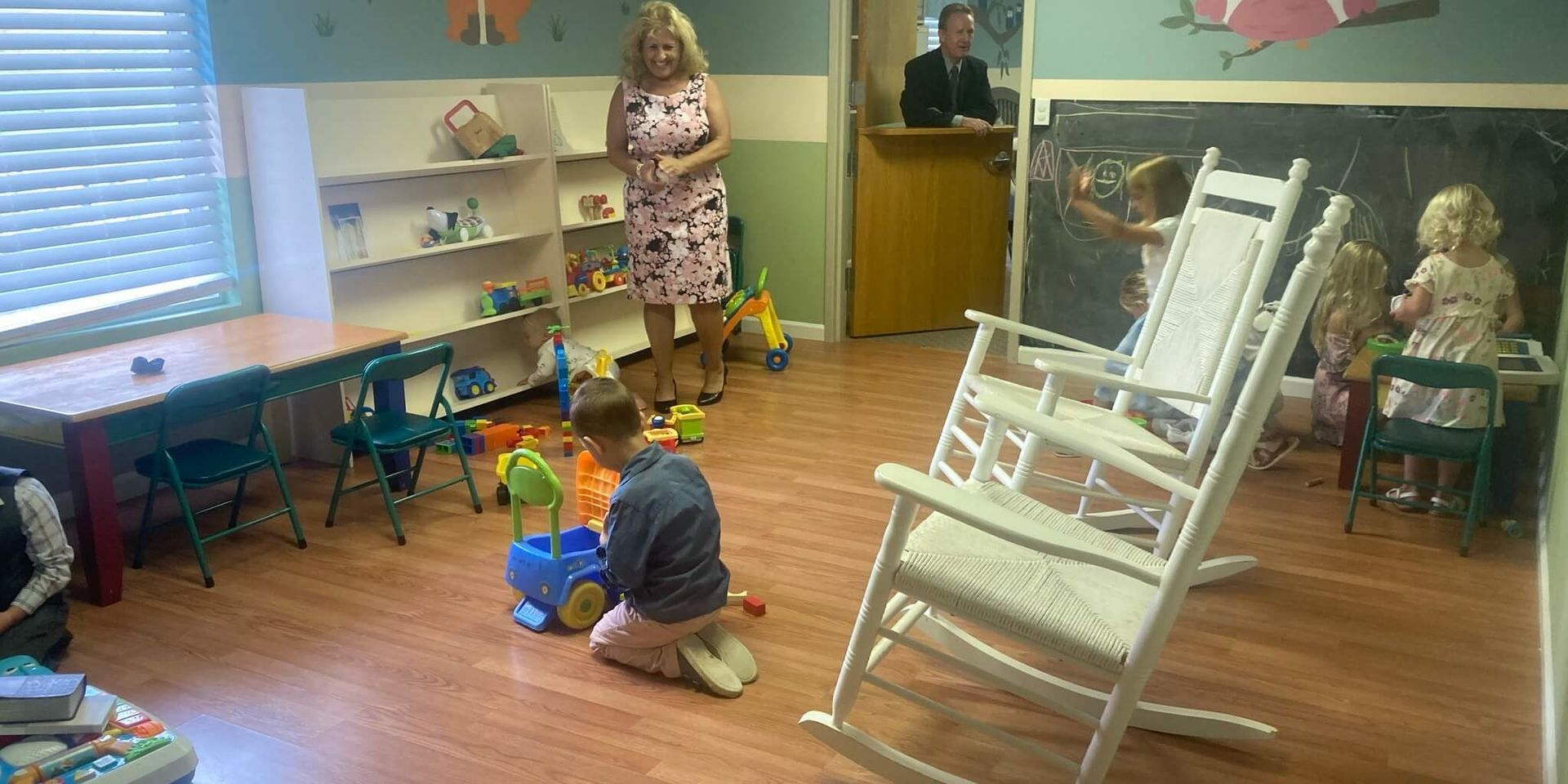 Younger children's class room area