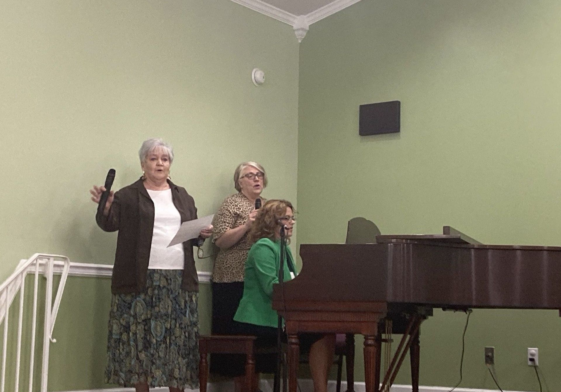 Some of the church ladies singing a special