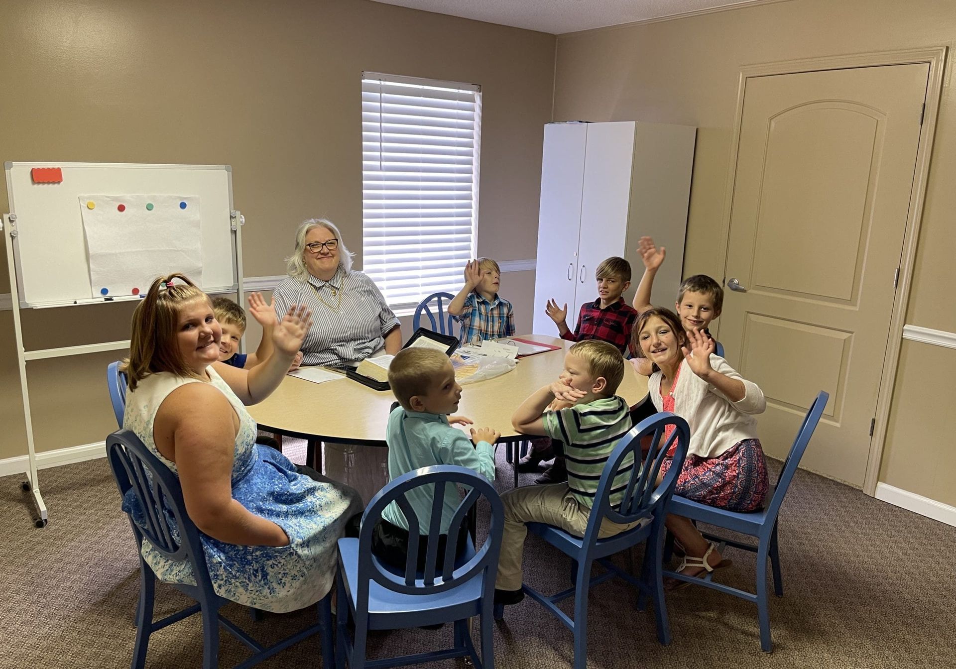 Young children Sunday School class