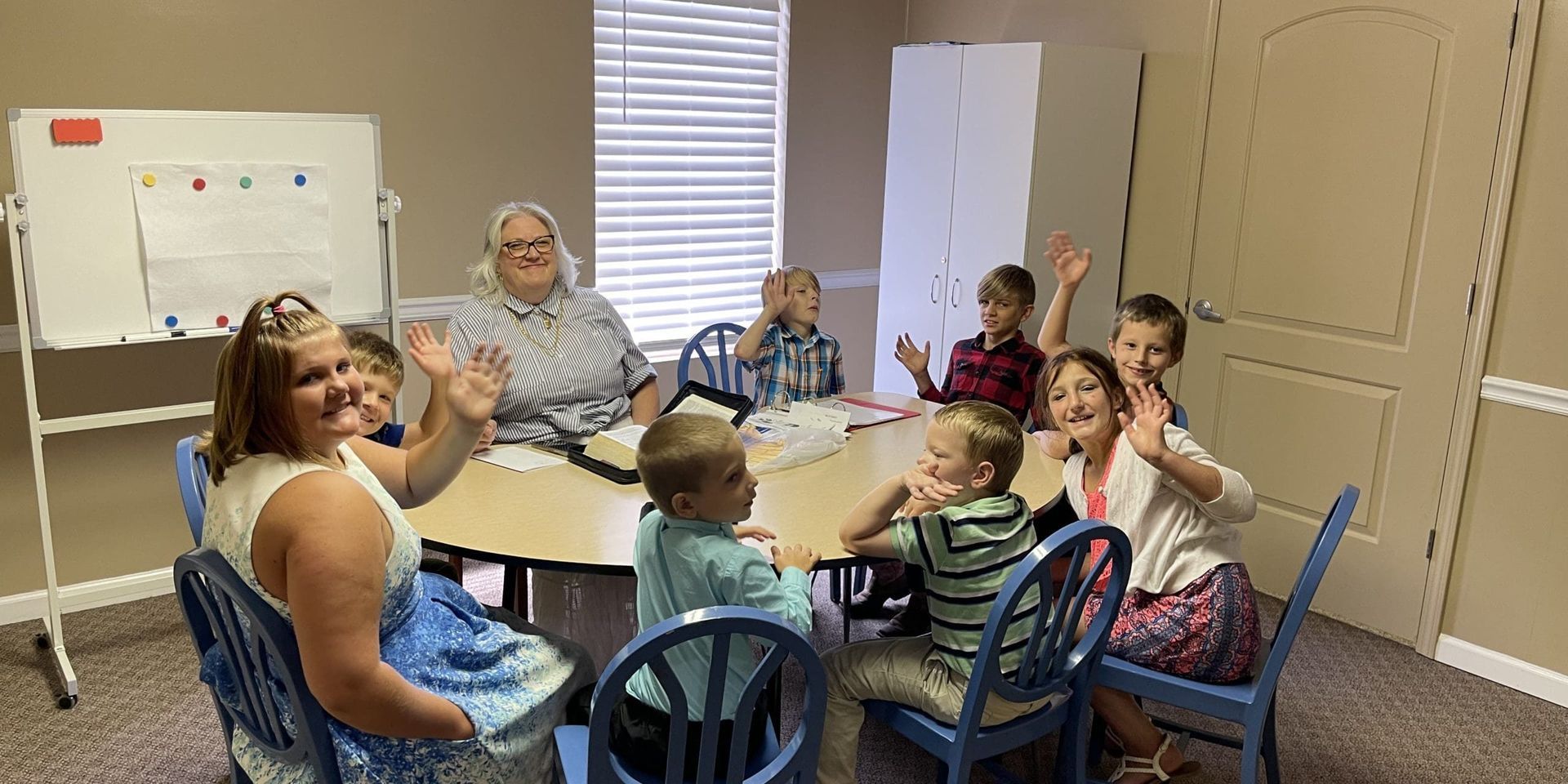 Young children Sunday School class