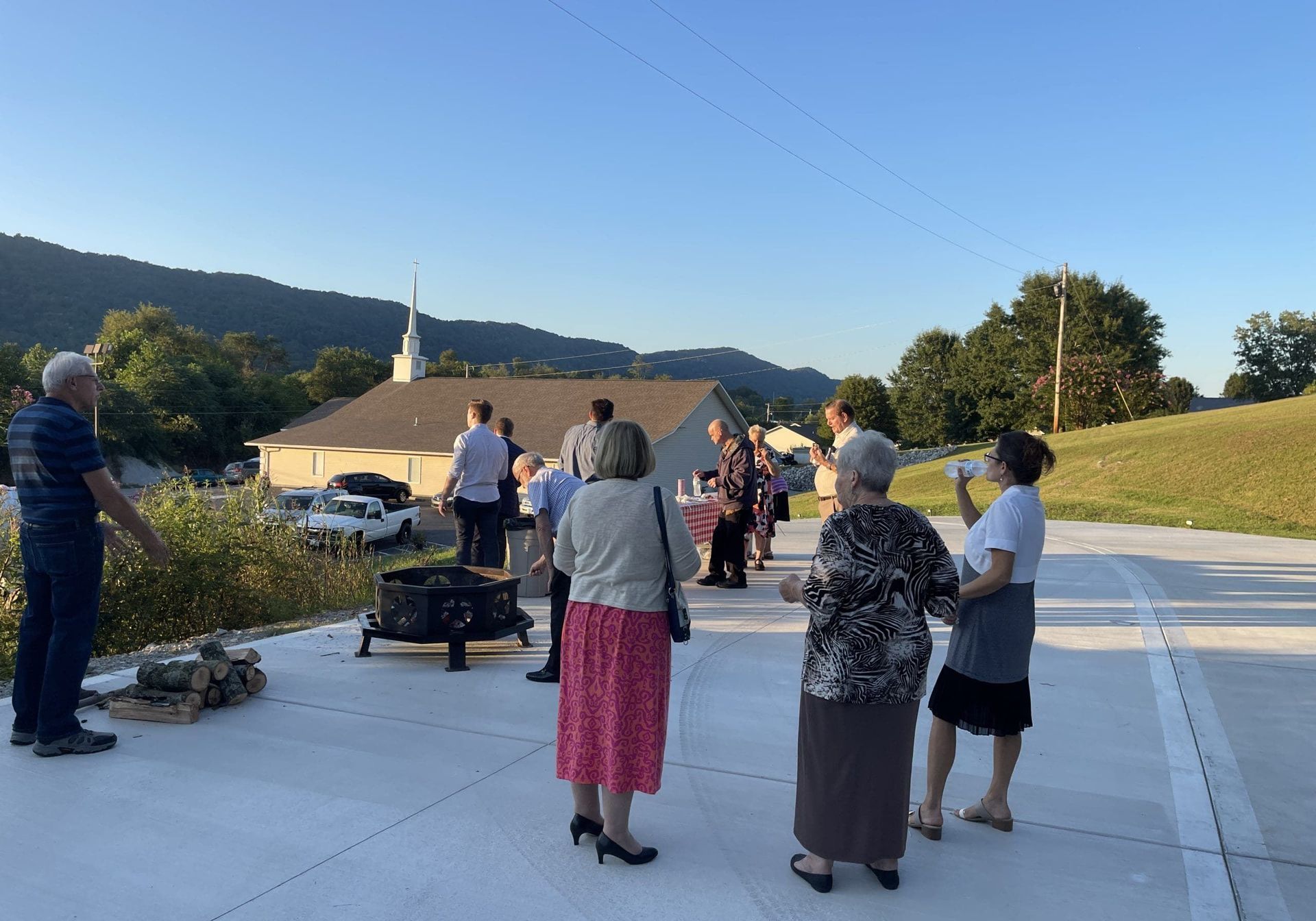 Out door activity at the Outreach Center