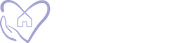 Trilogy Home Care Toowoomba logo, with a purple heart with a home and hands in it.