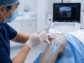 Ultrasound-guided injection at Yonsei Leaders, Uijeongbu, Korea