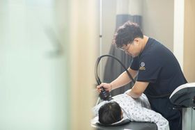 Shockwave therapy at Yonsei Leaders, Uijeongbu, Korea