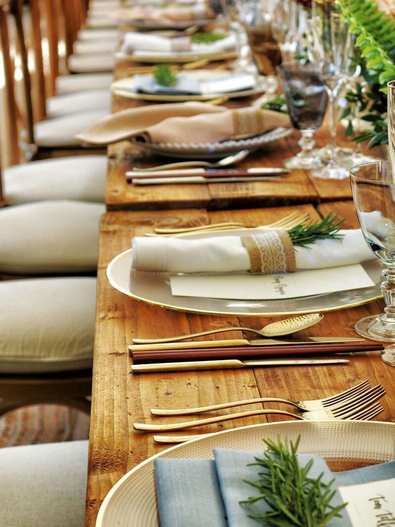 Entertaining collection tabletop and barware display at Black Tie Beach
