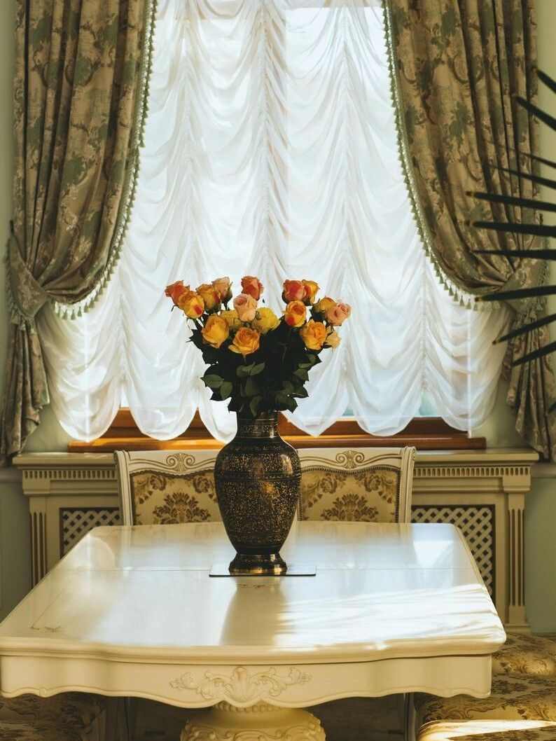 Living Collection home decor styled in a room setting