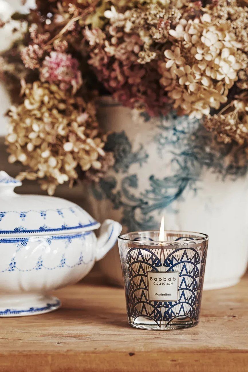 Curated home decor display at Black Tie Beach