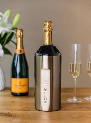 Champagne chiller and barware from Black Tie Beach