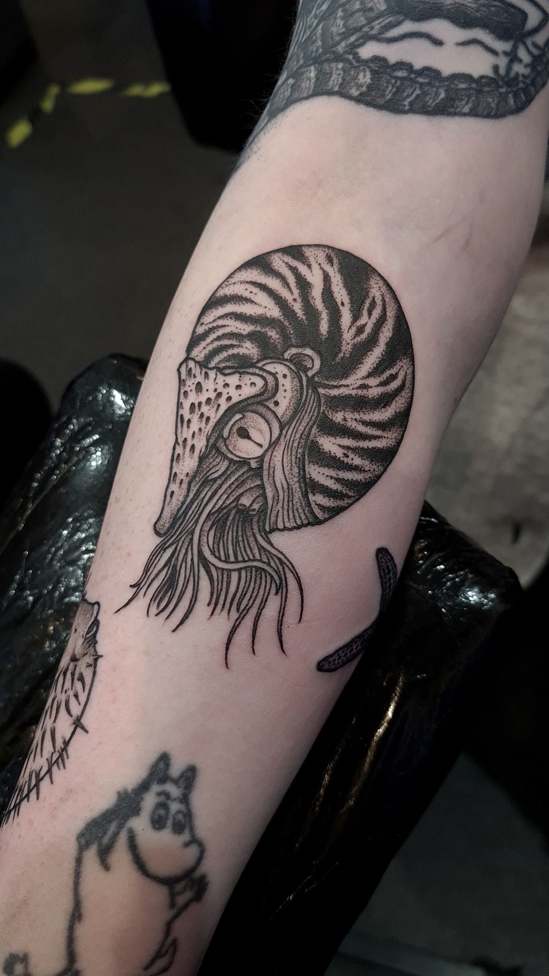 Edinburgh aquatic tattoo artist relatively painless