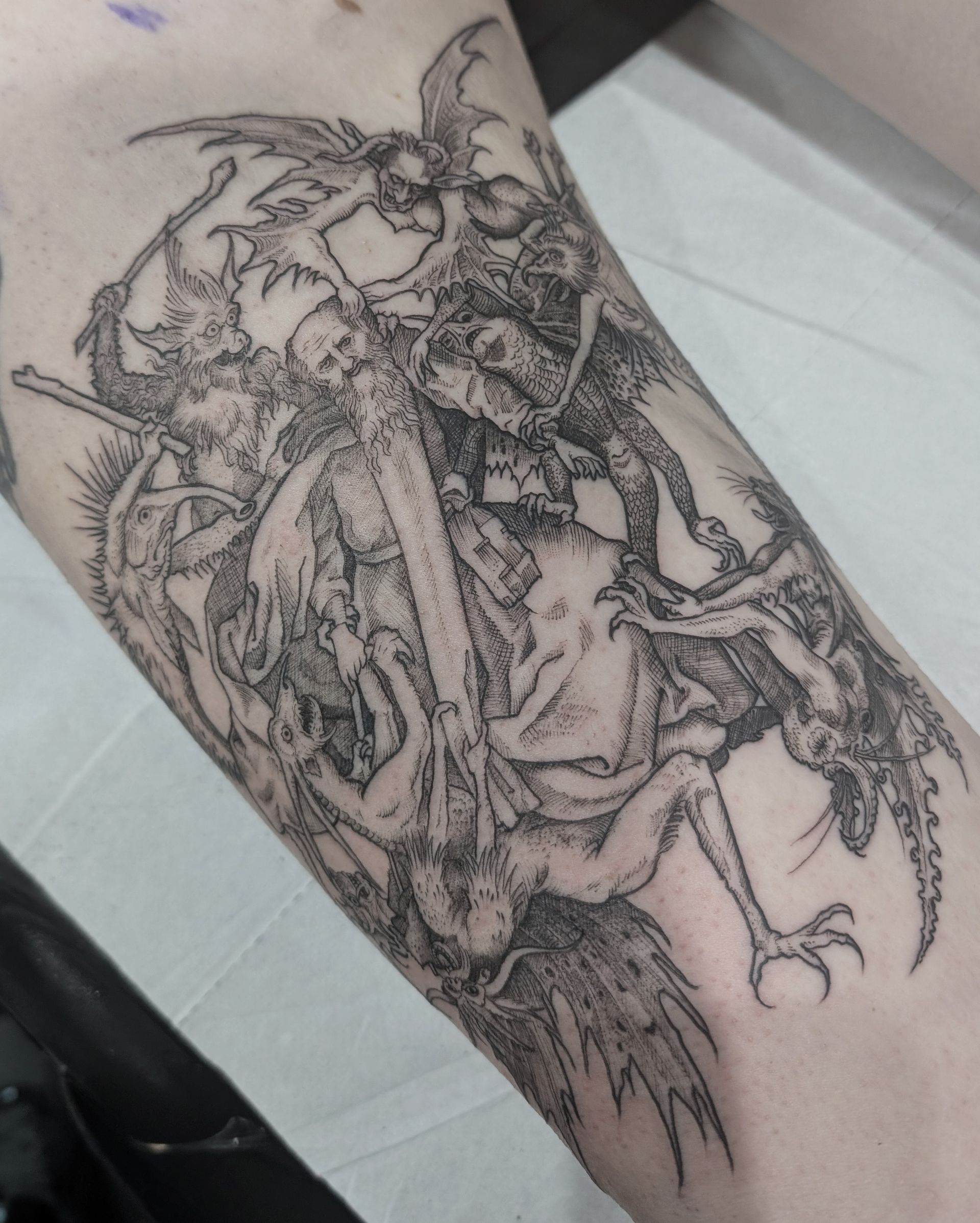 Illustrative tattoo artist edinburgh