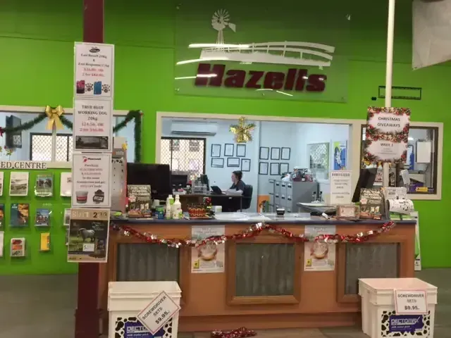 A Hazel 's Store Is Decorated for Christmas — Hazells Farm & Fertilizer Services in Taminda, NSW
