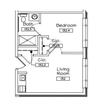 Assisted Living Apartment 2 bedroom