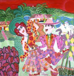 ART FROM THE HEART EL GALLO BLANCO