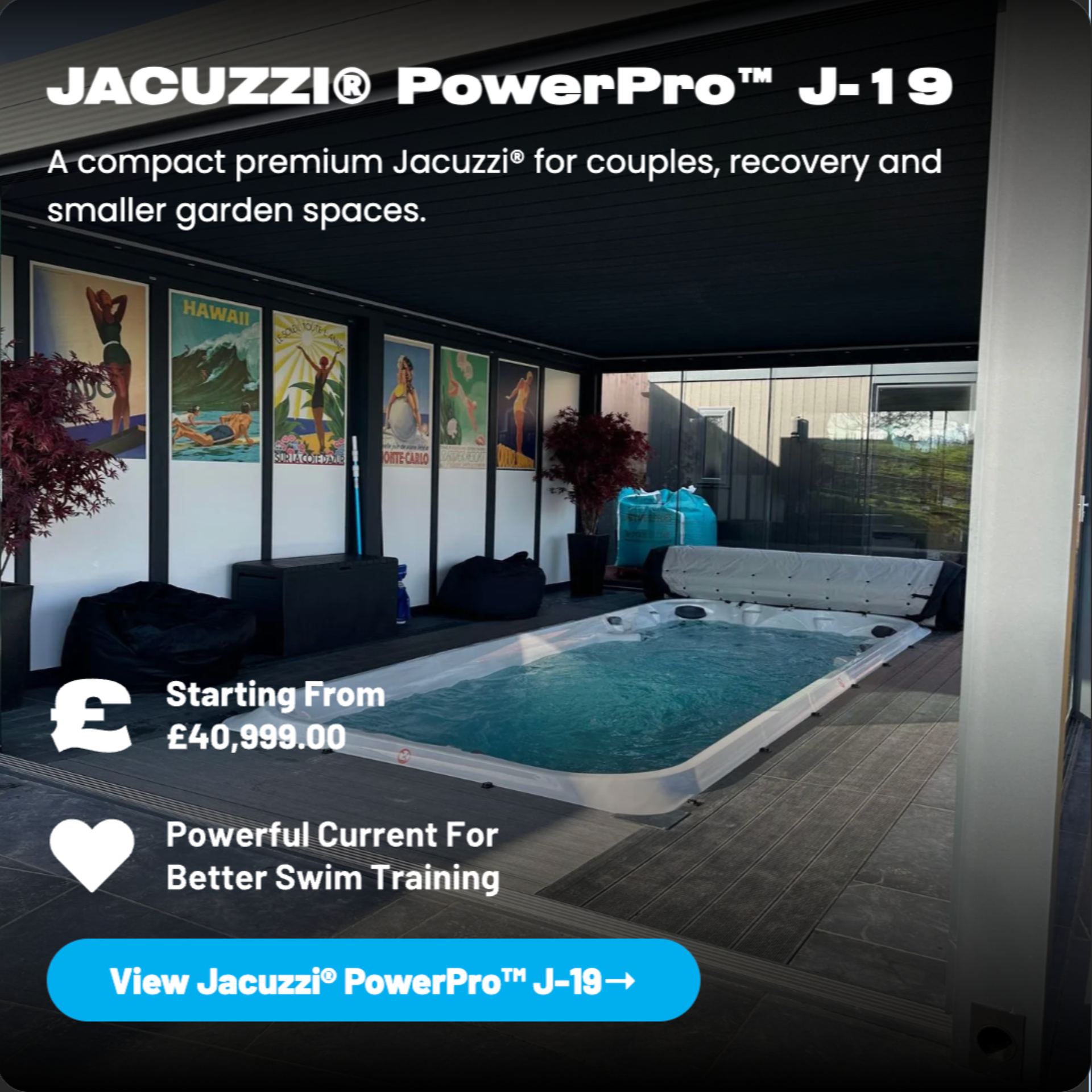 Jacuzzi J-19 PowerPro Swim Spa