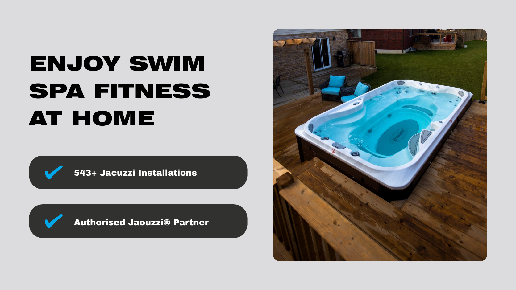 Visiting swim spa Showroom in the Midlands