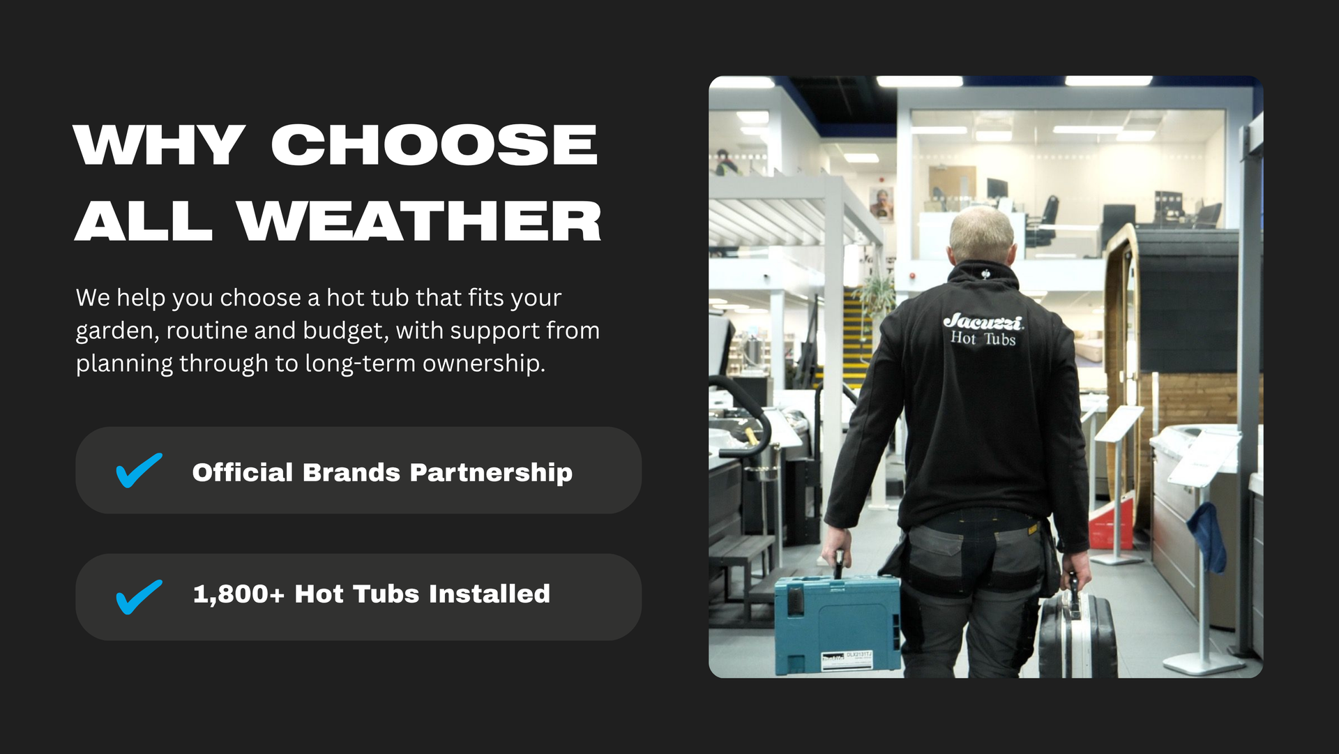 Hot Tub Specialists with over 1,800 installs in Midlands