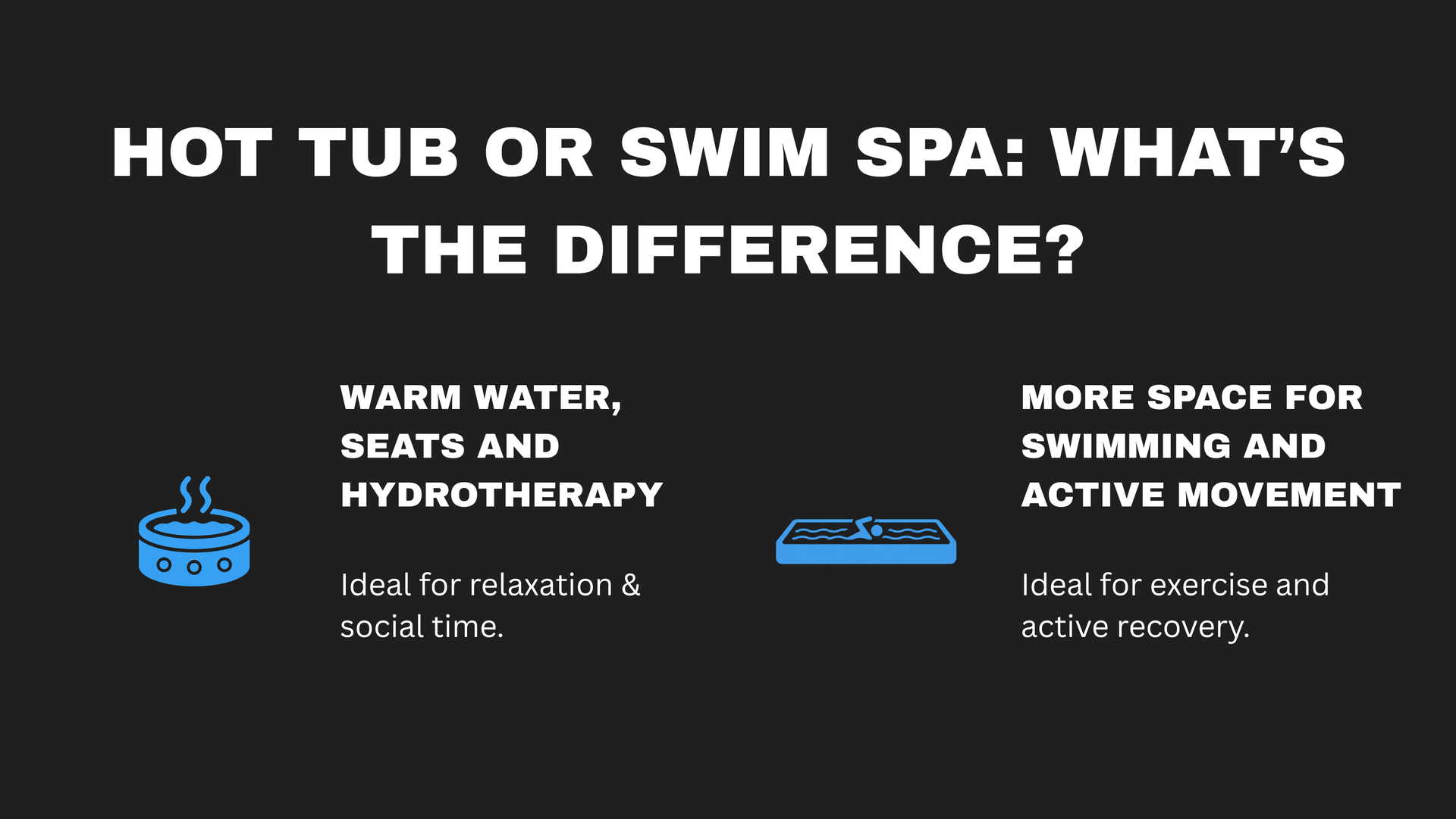 Hot Tub vs Swim Spa Benefits Comparison