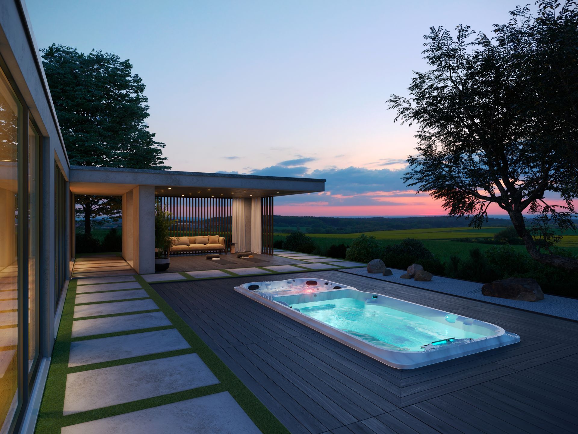 Jacuzzi Power Active J-19DT Swim Spa
