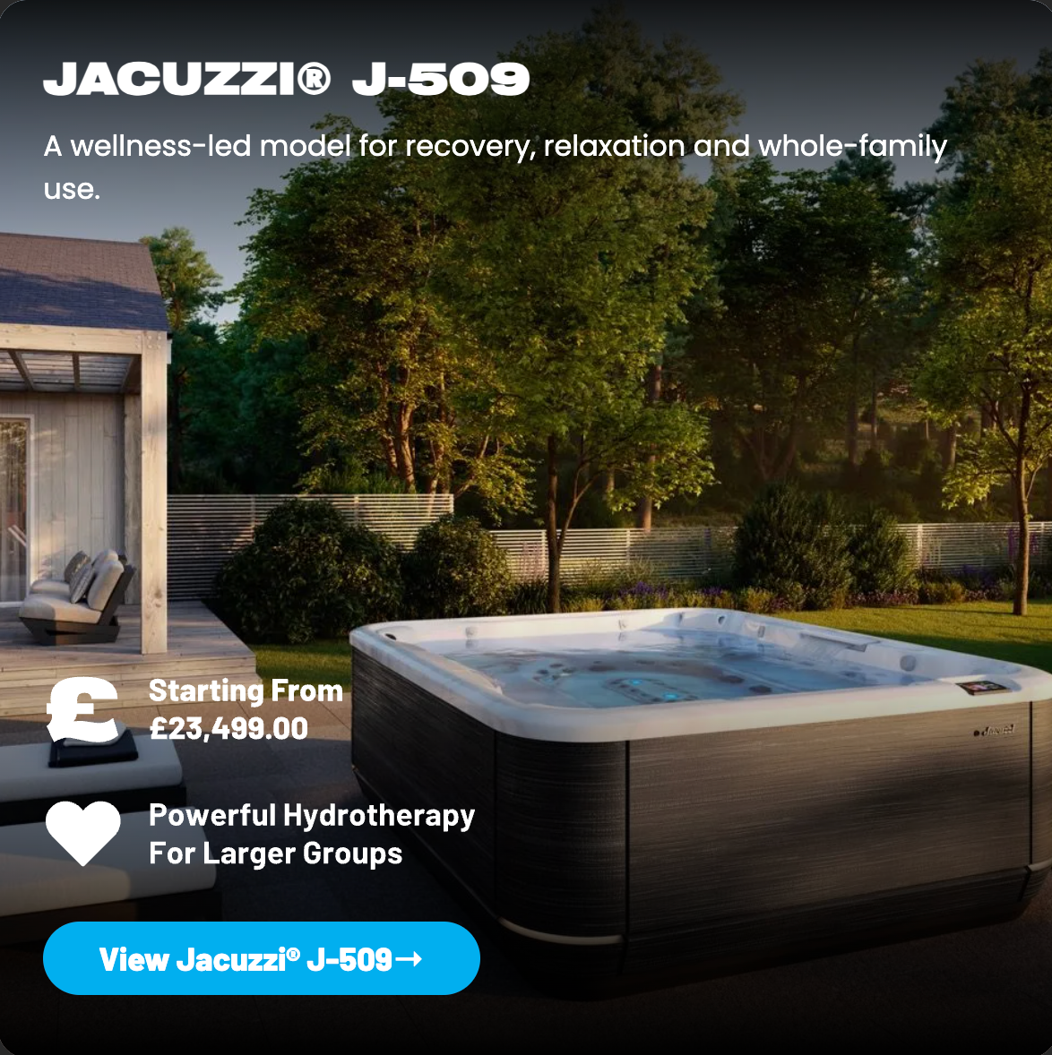 Jacuzzi J509 Family Hot Tub