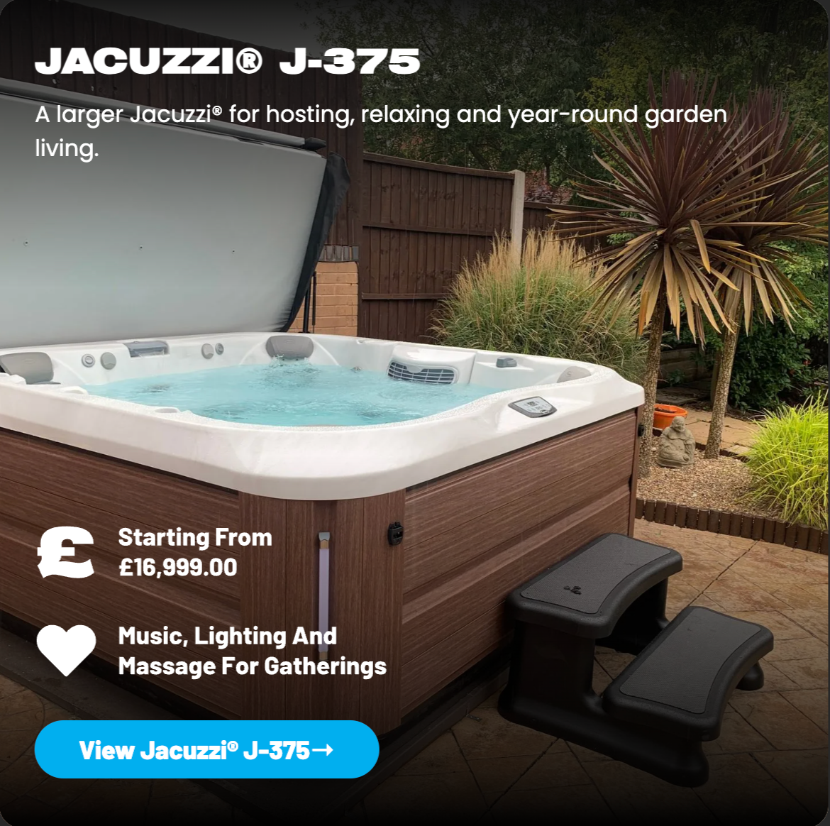 J375 Jacuzzi Hot Tub 