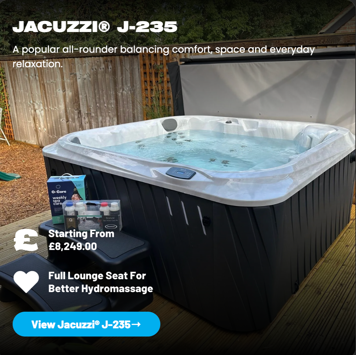 Jacuzzi J235 Family Hot Tub